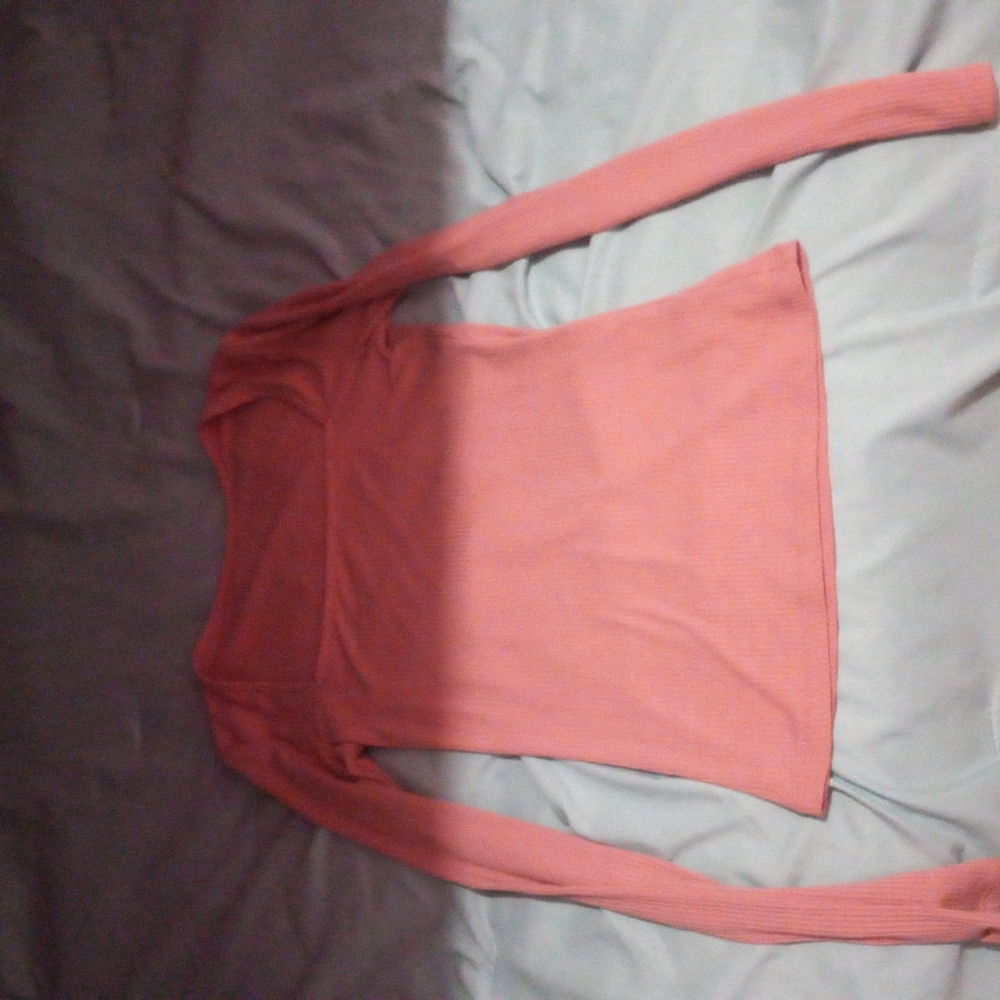 A long sleeve blouse. The brand is AÈROPOSTALE.